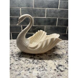 Vintage Lenox Swan Medium Candy Dish Bowl Made in USA 9" x 6" x 6"